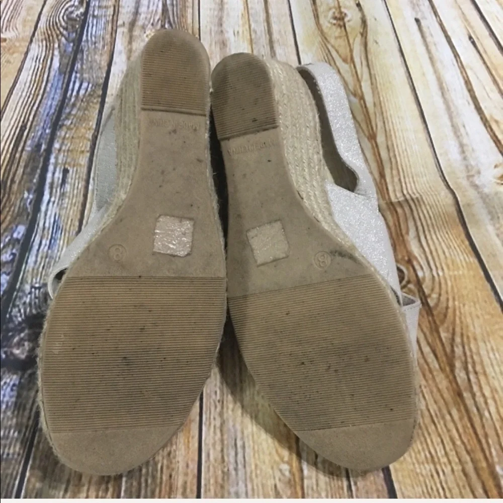 Gap Slip on Peep Toe 3” Espadrilles Sandals